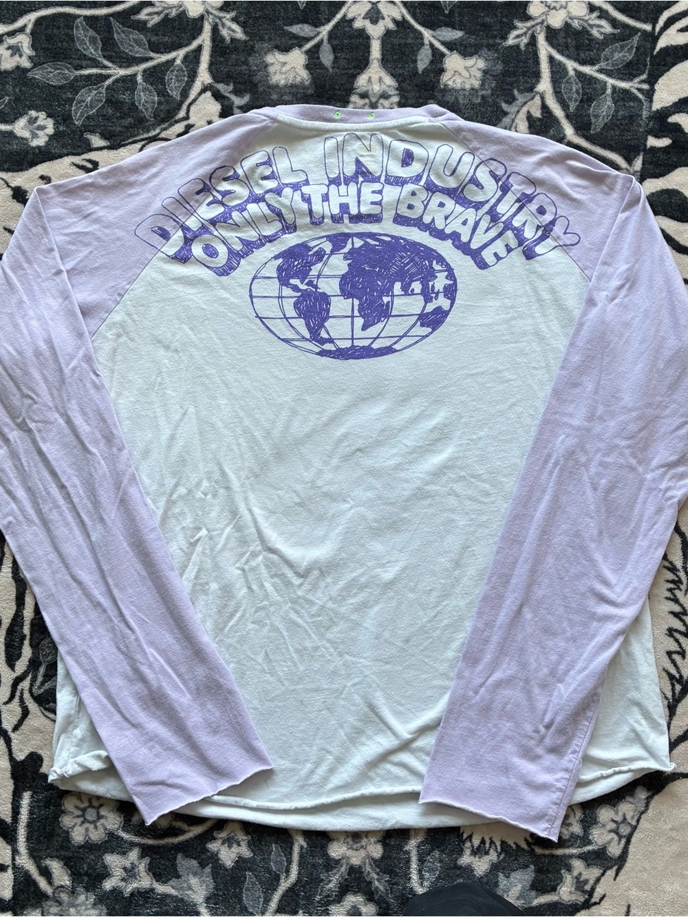 004 - DIESEL INDUSTRIES BASEBALL STYLE LONG SLEEVE SHIRT